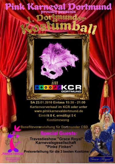 Kostümball „Pink Karneval Dortmund“Sa. 23.01.2010