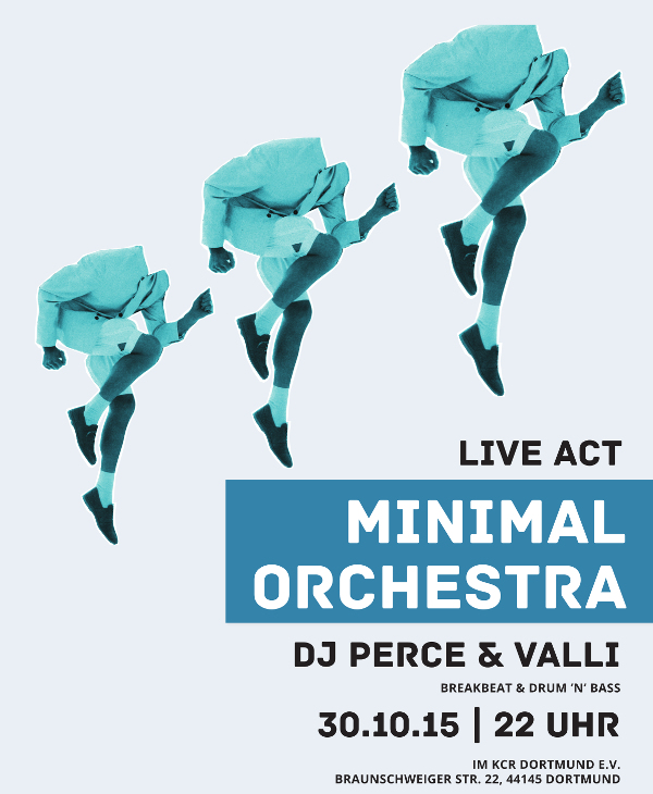 99 heads every 5th – Konzert mit minimal-orchestraFr. 30.10.2015 22.00 Uhr