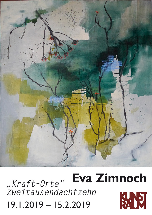 Ausstellungseröffnung – Eva Zimnoch – “Kraft-Orte” ZweitausendachtzehnSa. 19.01.2019 14.00 Uhr