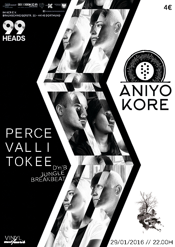 99 heads in concert: aniYo koreFr. 29.01.2016 22.00 Uhr