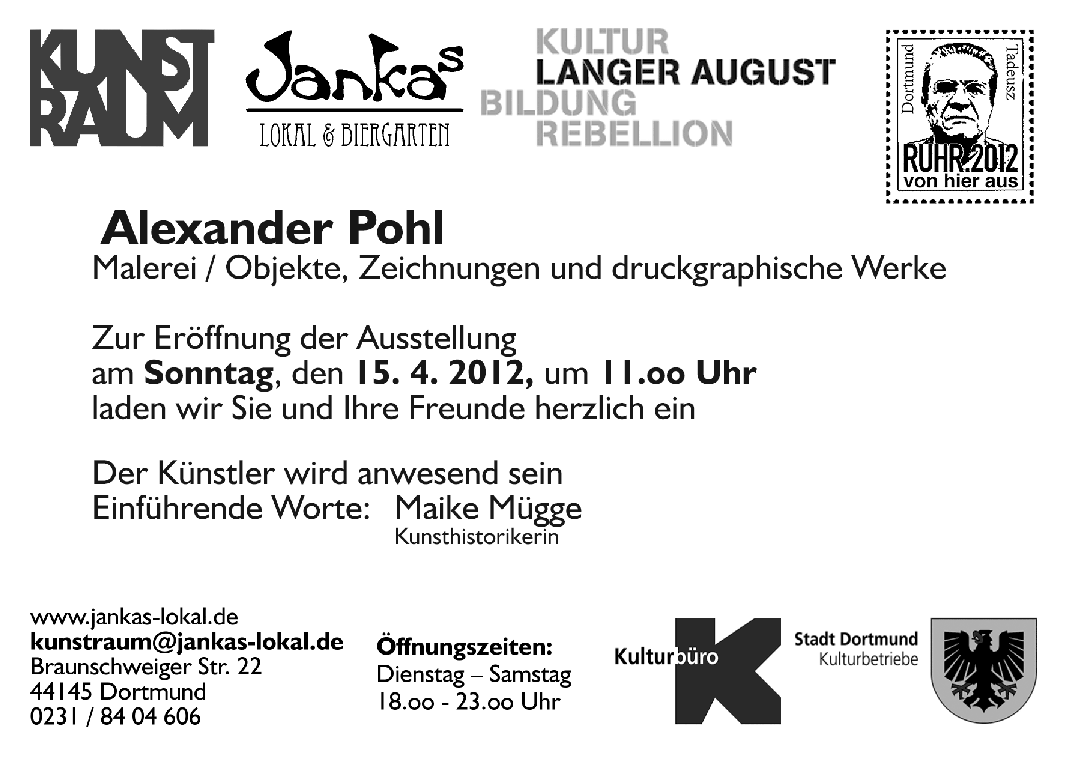 AusstellungSo. 15.04.2012 – 05.08.2012