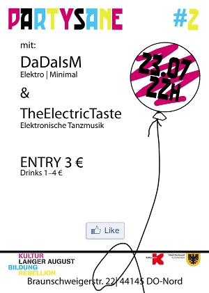 Partysane – ElektropartySa. 23.07.2011 22.00 Uhr