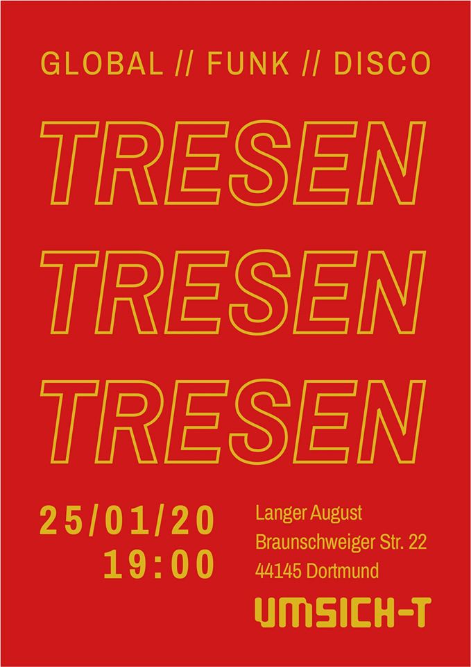 Tresen #02 // Global, Funk, Disco (VINYL)25.01.2020  19.00 Uhr