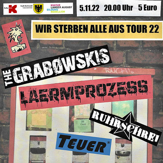 Konzert: Punkrock Schwerte Sa. 05.11.2022 22.00Uhr