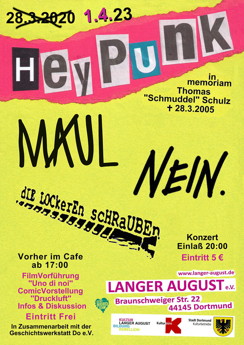 Konzert: Hey Punk! Sa. 01.04.2023 – 20.00 Uhr