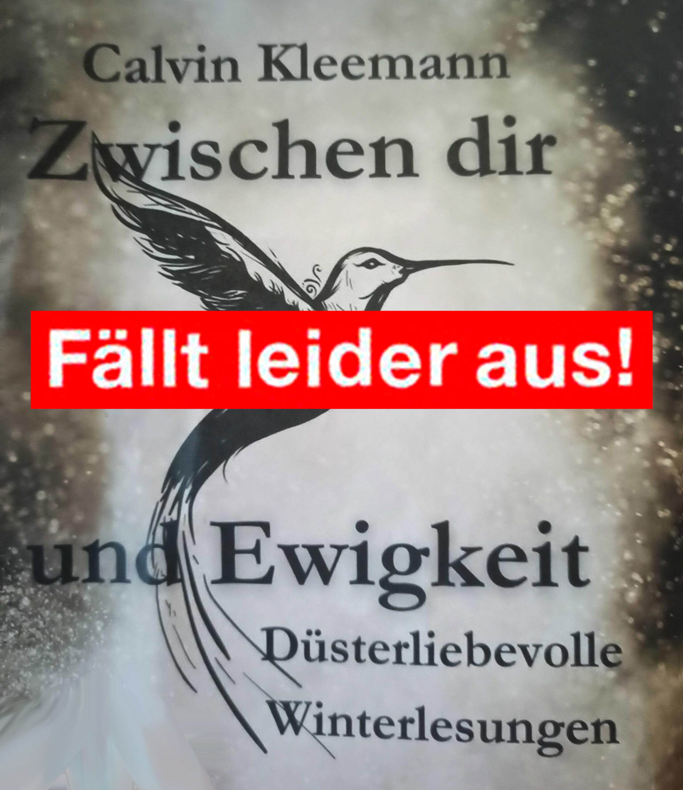 Abgesagt: Winterlesung Calvin KleemannSa. 25.11.2023