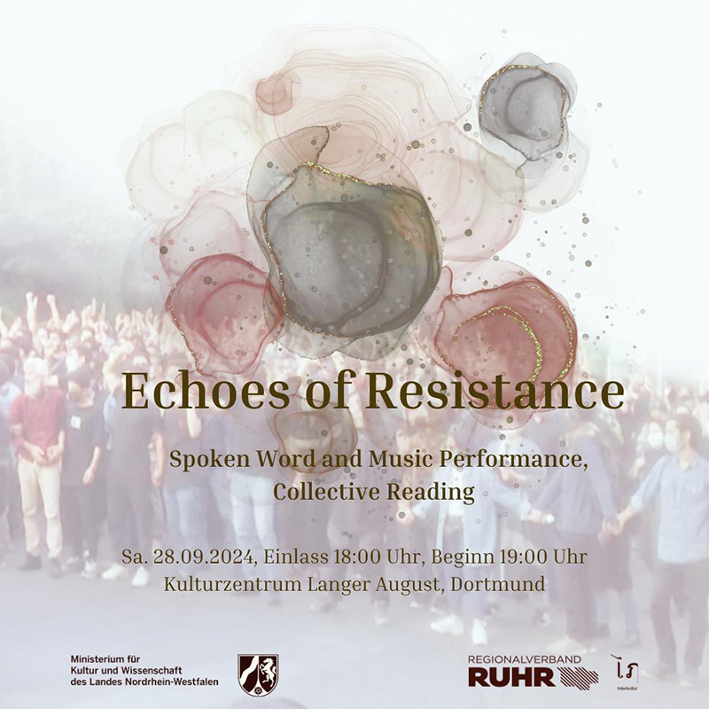 Lesung/Theater/KonzertEchos of ResistanceSa. 28.09.2024 19.00h