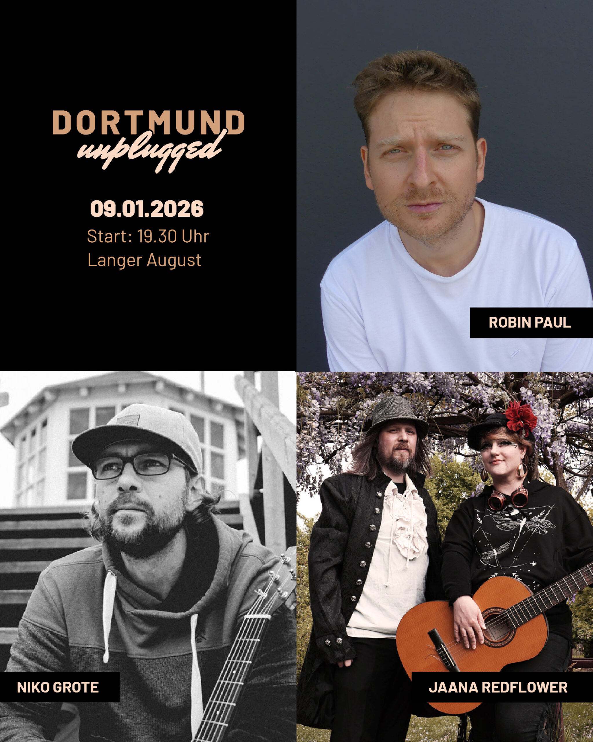 09.01.2026, 19:30 – Dortmund Unplugged